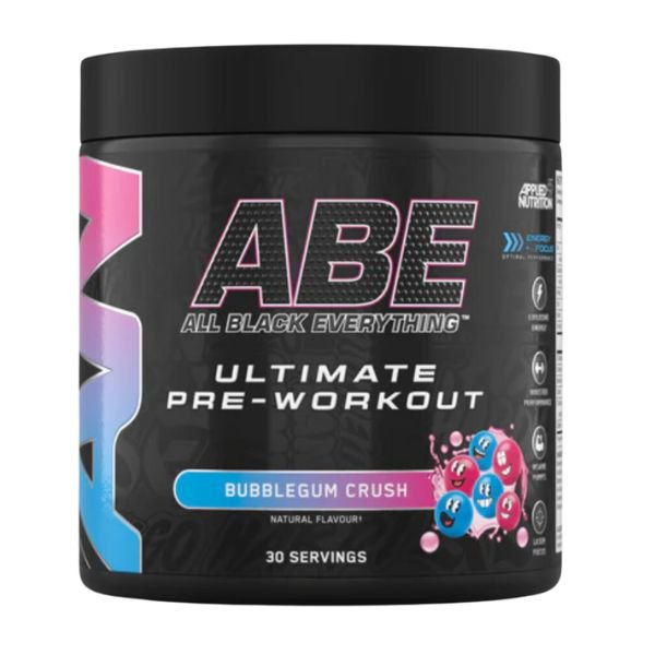 ABE Ultimate Pre Workout Bubblegum Crush available at BXB Fight Lab in Koh Samui