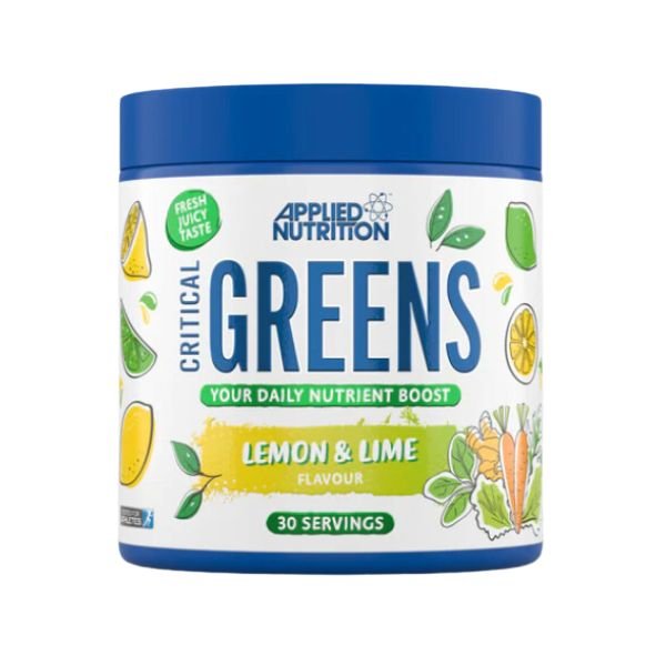 Applied Nutrition - Critical Greens - Lemon and Lime - 30 servings - supplement available at BXB Fight Lab in Lamai Koh Samui