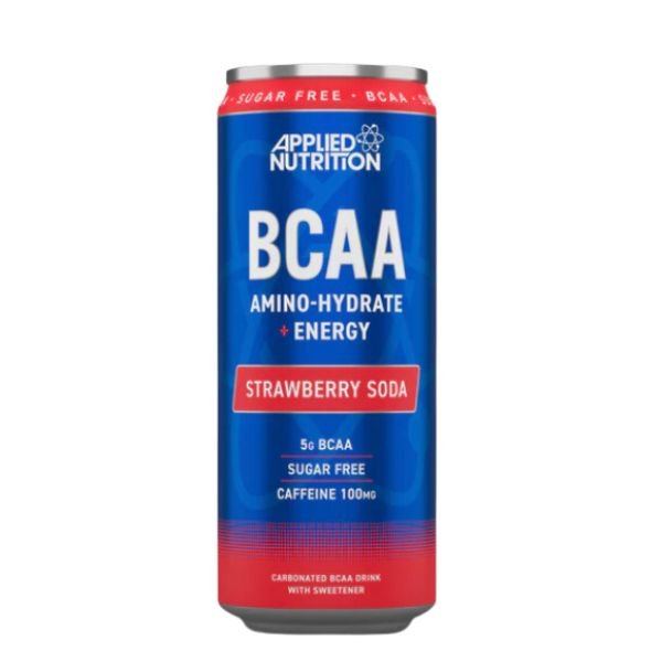 Applied Nutrition - BCAA Energy Drink Can - Strawberry Soda - available at BXB Fight Lab in Lamai Koh Samui