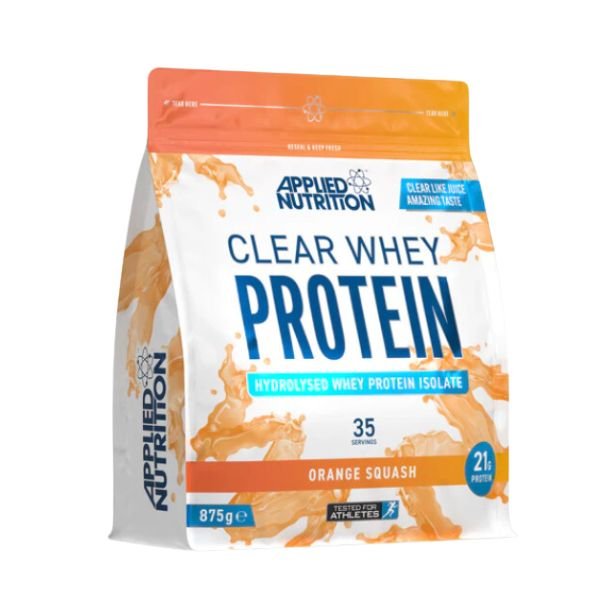 Applied Nutrition Clear Whey Protein Orange Squash available at BXB Fight Lab in Lamai Koh Samui