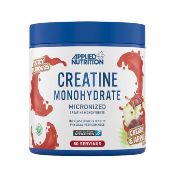 Applied Nutrition - Creatine Monohydrate Micronized 250g - 50 servings - Cherry & Apple - supplement available at BXB Fight Lab in Lamai Koh Samui