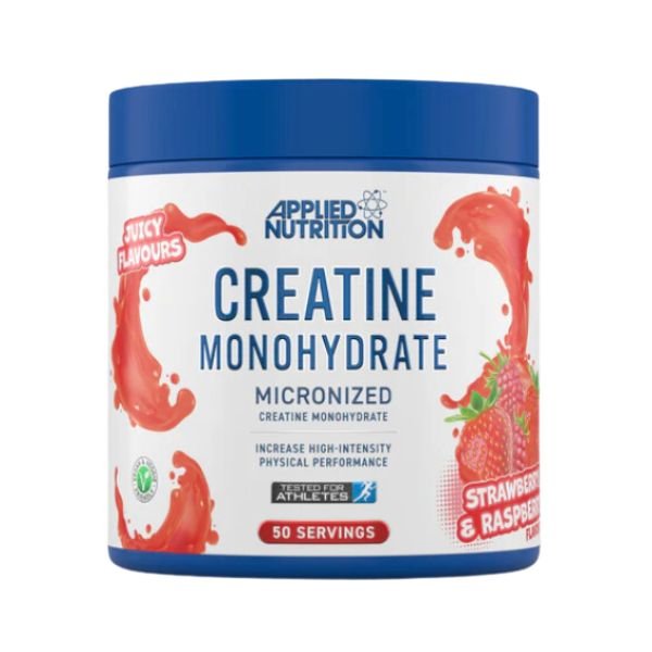 Applied Nutrition - Creatine Monohydrate Micronized 250g - 50 servings - Strawberry & Raspberry - available at BXB Fight Lab in Lamai Koh Samui
