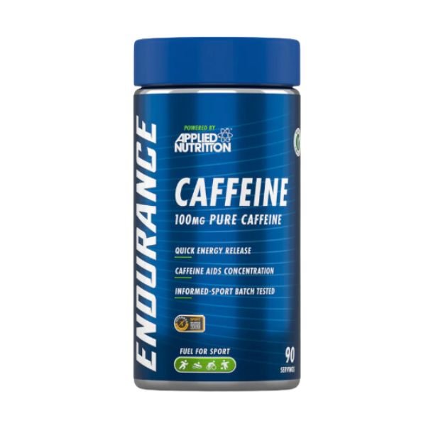 Applied Nutrition - Endurance Caffeine 100mg - 90 servings - supplement available at BXB Fight Lab in Lamai Koh Samui