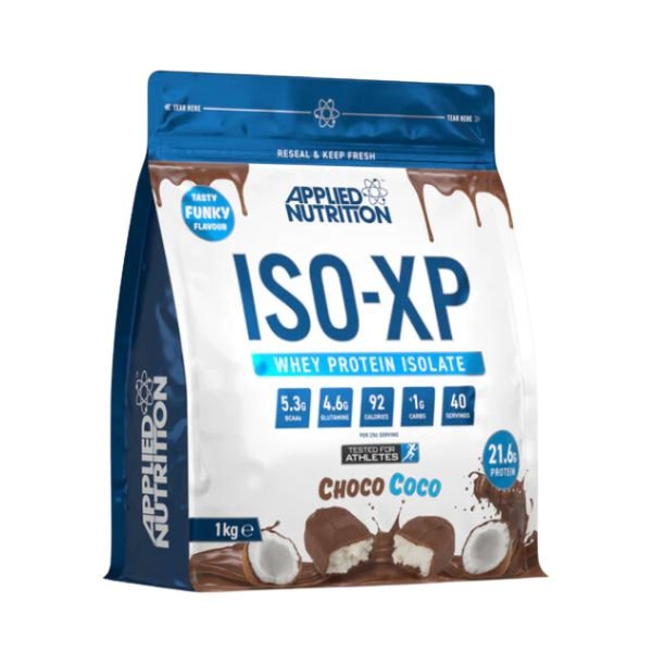 Applied Nutrition ISO-XP 1kg Choco Coco available at BXB Fight Lab in Lamai Koh Samui