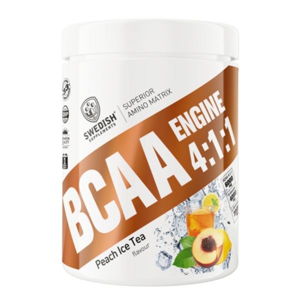 Swedish Supplements - BCAA Engine 4:1:1 - Peach Ice Tea - supplement available at BXB Fight Lab in Lamai Koh Samui