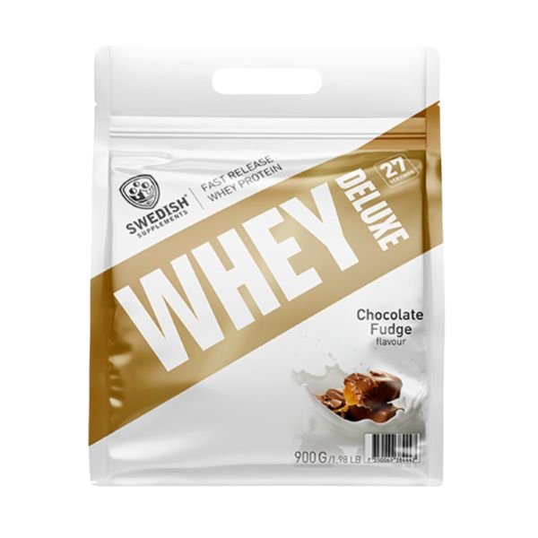 Swedish Supplements - Whey Deluxe - Chocolate Fudge - supplement available at BXB Fight Lab in Lamai Koh Samui